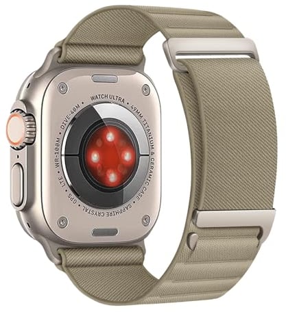 Aizgalxor Alpine Loop Armband Kompatibel mit Apple Watch Ultra 49mm 46mm 45mm 44mm 42mm(Series 3/2/1), Sport Geflochten Ersatzarmbänder Kompatibel für iWatch Ultra 2/Series 10/9/8/7/6/5/4/3/2/1/SE