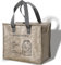 IAOVENN Tyvek Isolierte Lunchtasche, auslaufsicher, wiederverwendbar, für Damen und Herren, Lunch-Tasche für die Arbeit, 12 l, gefrierbar, wasserdicht, Büro, Strand, Thermotasche (grau)