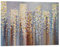 Abendleuchten über der Stadt Acrylglasbild von Ekaterina Ermilkina 30 x 20 cm Grau Abstrakte Kunst Wanddeko