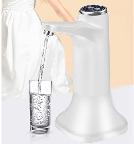 MOUMOUTEN Water Bottle Dispenser - Electric Drinking Water Pump Automatic Water Dispenser USB Charging Safe Material Noise Reduction