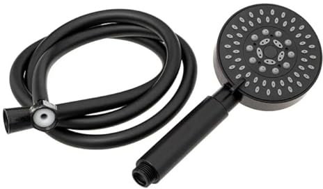 Paris Prix Five Simply Smart - Pommeau de Douche Flexible 5 Fonctions 23cm Noir