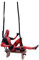 Personaggio Deadpool su panca steso OK, ciondolo per auto o allestimento, laccetto incluso