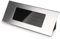 ChicBosomn Solar House Number Plaque Light, 1 Pcs Door Number Light House Solar Illuminated Stainless Steel LED Plaque Wall, for Outdoor Gate Fence Wall Yard Street Park