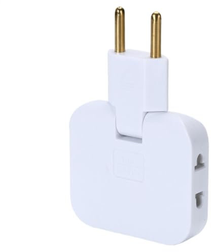 Enchufes múltiples eléctricos, enchufes de extensión para enchufes - Expansor de enchufes múltiples de 3 Salidas - 2500W Multifuncional Ahorro de Espacio protección contra sobrecarga 180 Grados Punta
