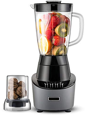 HCZKIUJY Juicer Household Automatic Multi-function 400W Fruit Machine Small Juice Cooking Machine Automatic Cleaning 1500ml 15.51941cm