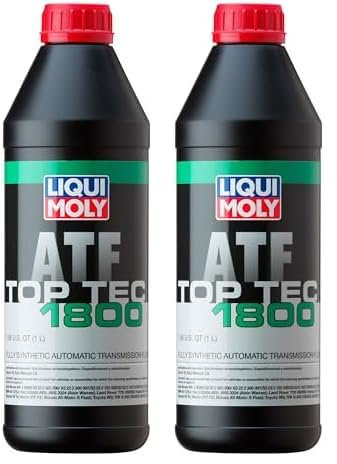 LIQUI MOLY Top Tec ATF 1800 | 1 L | Getriebeöl | Hydrauliköl | Art.-Nr.: 3687, farblos (Packung mit 2)