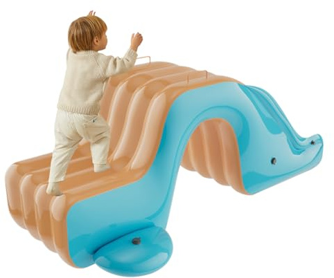 WJnflQN Water Slides for Swimming Pools, Floor Pool, Blow Up Slide, Playful Water Toy for Garden, Lawn