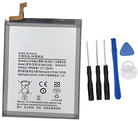 Ukkipower 4300mAh EB-BN972ABU 1ICP6/59/74 Replacement Battery For Galaxy Note 10 Plus Galaxy Note 10+ Plus SM-N975F SM-N975F/DS SM-N975
