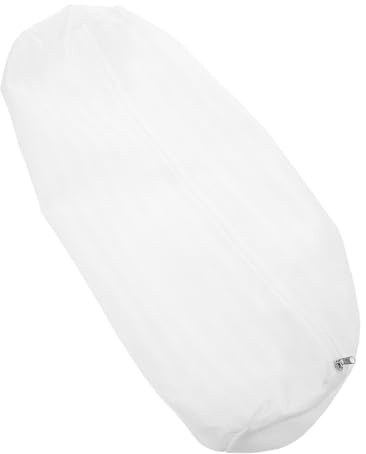 KHBUAB Weicher Nackenrolle Kissenbezug 15X50cm Rundes Kissenbezug Innenfutter Bezug mit Reißverschluss Geeignet für Nackenkissen und Rollen Pflegeleicht und Hautfreundlich