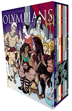 Olympians Boxed Set: Zeus, Athena, Hera, Hades, Poseidon & Aphrodite