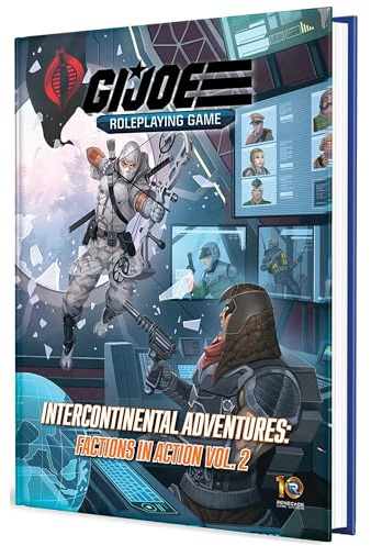 Renegade Game Studios REN11159 G.I. Joe Role Playing Game Intercontinental Adventures Factions in Action Volume 2 Source Book