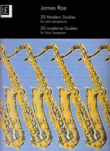 20 Modern Studies: Moderne Rhythmus und Interpretationsstudien für angehende Saxophonisten. für Saxophon.