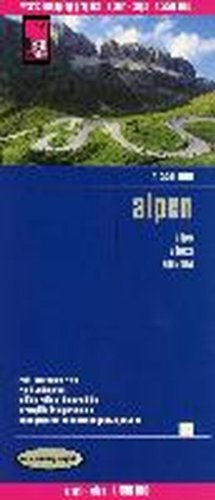 Reise Know-How Landkarte Alpen (1:550.000): world mapping project