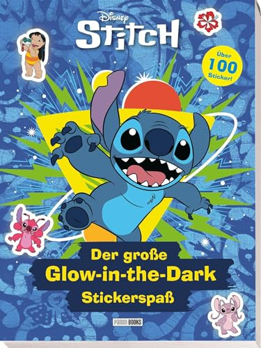 Disney Stitch: Der große Glow-in-the-Dark Stickerspaß: Activityblock mit über 100 Glow-in-the-Dark-Stickern
