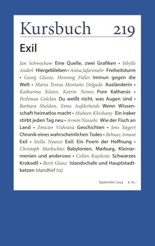 Kursbuch 219: Im Exil