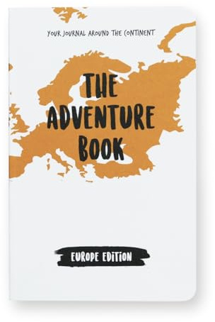 The Adventure Book Europe Edition: Your Journal Around Europe