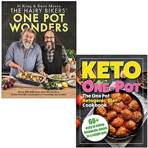 The Hairy Bikers' One Pot Wonders By Hairy Bikers & The One Pot Ketogenic Diet Cookbook By Iota 2 Books Collection Set