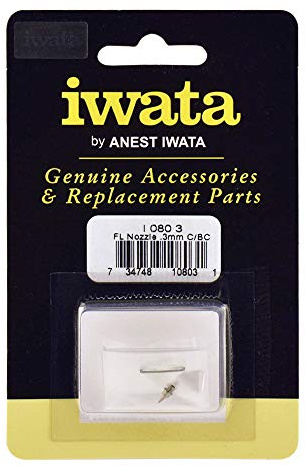 Iwata Airbrush Parts Nozzle for use with Airbrush HP-C, HP-BC by