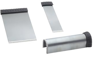 LISTA | Stechmesser | Klingenbreite 20 x 20 mm | silber | Edelstahl | Für Schaumstoffeinlagen, Breite 20 x 20 mm (U-Form)