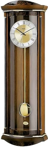 AMS Moderne Wanduhr mit Funkwerk, Funkuhr, batteriebetrieben 5080/1