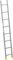 SCALA INDUSTRIALE ALLUMINIO da Appoggio pioli quadri 24x24 mm 10 Gradini 3,06 mt