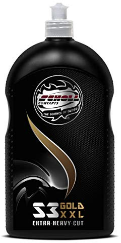 Scholl Concepts S3 Gold XXL Extra-Heavy-Cut | 1kg | Hochleistungs-Schleifpaste | Enorme Abtragsleistung | Brillianter Spiegelglanz | Einfaches Handling
