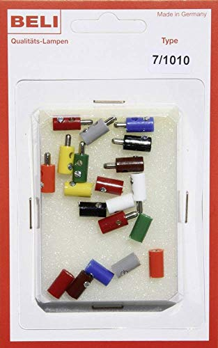 BELI-BECO Lot de fiches Bananes Ø de la Broche: 2.6 mm 7/1010 1 Set