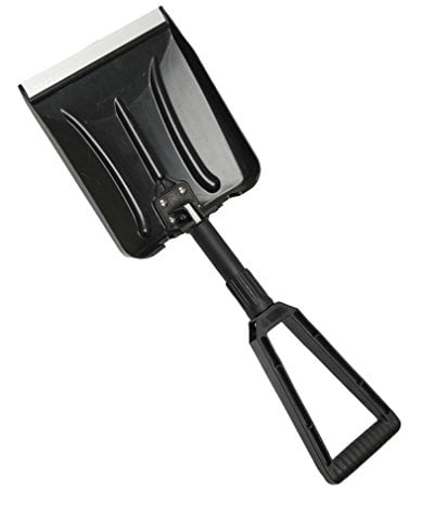 Schneeschaufel klappbar ABS schwarz