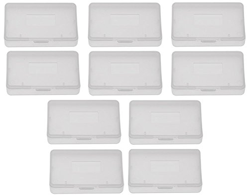 VBESTLIFE Game Case, transparente Antistaub, Spiel Tasche Patrone für Game Boy Advance GBA,10 Stücke