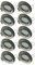 ChiliTec LED Einbauleuchte Deckenspot Einbauspot 4Watt 330 Lumen 26mm Tief Ø Loch 71mm schwenkbar 230V Sehr Flach Leichte Montage … (10 Stück)