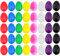 EVNEED 40 Pcs Plastic Egg Shakers Set Percussion Musical Egg Maracas Kids Toys with 8 Colors for Child Toys Music Learning DIY Painting,easter eggs,Eggs Shakers Instrument Toys for Class