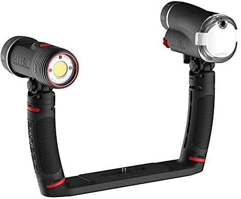 SeaLife Sl690 Duo Unterwasserbeleuchtung Set 3000f Auto Foto/Video Licht, Sea Dragon Universal Flash Beleuchtungsset, Multi, Einheitsgröße