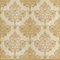 ABAKUHAUS Jahrgang Satin Stoff als Meterware, Barocke Gebogene Blumen, Qualitäts Stoff Heimtextilien Wohnaccessoires, 5M (148x500cm), Hellbraun Creme