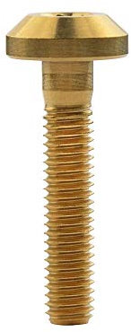 Ruifu M8 x 15 20 25 30 35 40 mm Bremsscheiben-Schrauben Innensechskant für Motorrad (M8 x 30 mm, Gold)