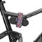 Granit Rockband+ MTB Rahmen Trägergurt für Schläuche und Fahrradwerkzeug-Set, Fahrrad-Aufbewahrungslösung zum Anbringen von zusätzlicher Ausrüstung an Mountainbike (Quadratischer Fliesenmuster)