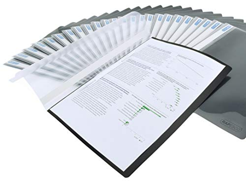 Rapesco 1593 Schnellhefter, A4, Schwarz, 25er-Pack