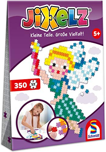Schmidt 46134 Meerjungfrau Jixelz Fee 350 Teile Kinder Bastelsets Kinderpuzzle, Mehrfarbig, Small