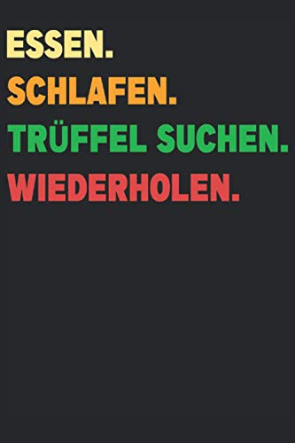 Trüffel suchen Trüffelsammler Trüffelhund Trüffel Notizbuch