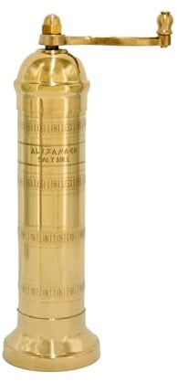 Alexander Home The Original European Mill (Brass, 8-Inch Salt)