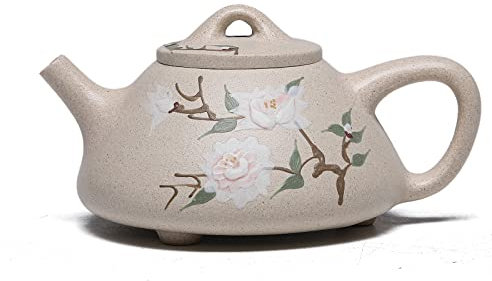 SILINE Zisha Teekanne, chinesische Yixing-Ton, handgefertigte Teekanne, 238 ml, Infuse Brew Kung Fu lose Blätter Teebereiter