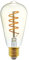 Amazon Basics Vintage-LED-Birne, E27, antiker Stil, Retro-Bernsteinglas, ST64, 4 W (entspricht 25 W), 1800 K, ultrawarmes Licht zur Dekoration, 6 Stück