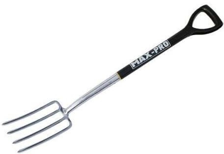 Heavy Duty Stainless Steel Border Fork D Shape Handle Garden Universal Use Spadding Shovel No Rust Dig