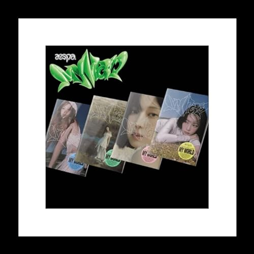 aespa MY WORLD 3rd Mini Album INTRO Random Version CD+1p Poster+72p PhotoBook+1p PhotoCard+Tracking Sealed