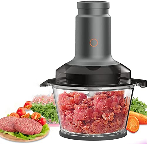 Kitchen Household Electric Meat Grinder - Multifunctional Dough Mixer, Meat Grinder, Three-Gear Speed Adjustment, 2.2 L