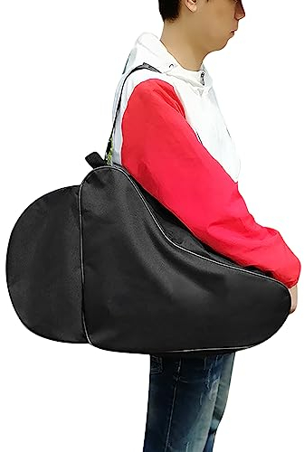 Rollschuh Tasche Wasserdicht Inliner Tasche mit Schultergurt Skate Bag Verstellbar Hockeytasche Große Kapazität Schlittschuhtasche Kinder Erwachsene Tragetasche für Rollschuhe Eishockeyschuhe