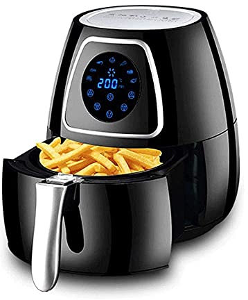 Air Fryer, Hot Air Fryers Oven W/Programmable 7 Cook Presets For Air Frying, Roasting, Baking & Broiling, 1300W Air Cooker W/LED Touch Screen, Non-Stick Frying Pot Comfortable anniversary