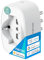 Meross Enchufe WiFi italiano, enchufe inteligente (Type C, F, L) con monitoreo de energía, enchufe inteligente compatible con Apple HomeKit, Alexa y Google Home, control remoto, 3840 W, 16 A, 2,4 GHz