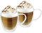 Fusion Food Care Double Wall Glass Mugs 250MLSet of 2 - Insulated, Transparent Coffee & Tea Cups with Handle - Heat Resistant, Condensation-Free & Freezer Safe