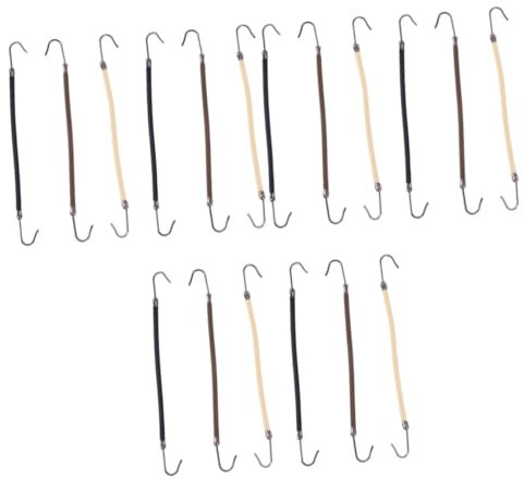 MAGICLULU 3 Sets Silikon-haargummis Für Frauen Und Mädchen Pferdeschwanzhalter Haarband Modischer Haargummi Mit Haken Einfaches Haarseil Für Pferdeschwanz-accessoire 18 Stück * 3
