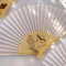 WOMB Wedding Fans for Guests Personalised,Hand Fans with Name Wedding Party Favour Gifts (10PCS)